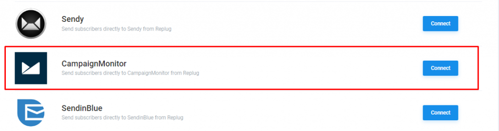 CampaignMonitor+ Replug