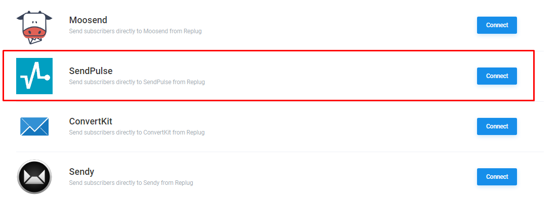 Sendpulse Connect