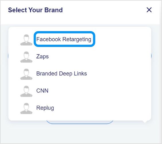 select-brand-for-retargeting-campaign