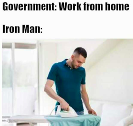 funny work from home meme