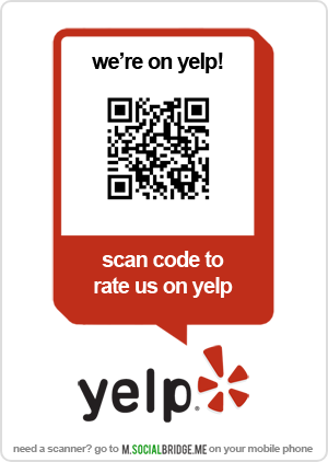 yelp reviews QR