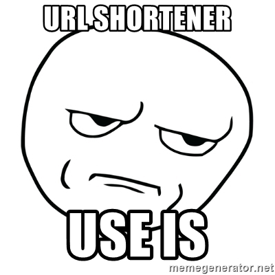 url shortener meme