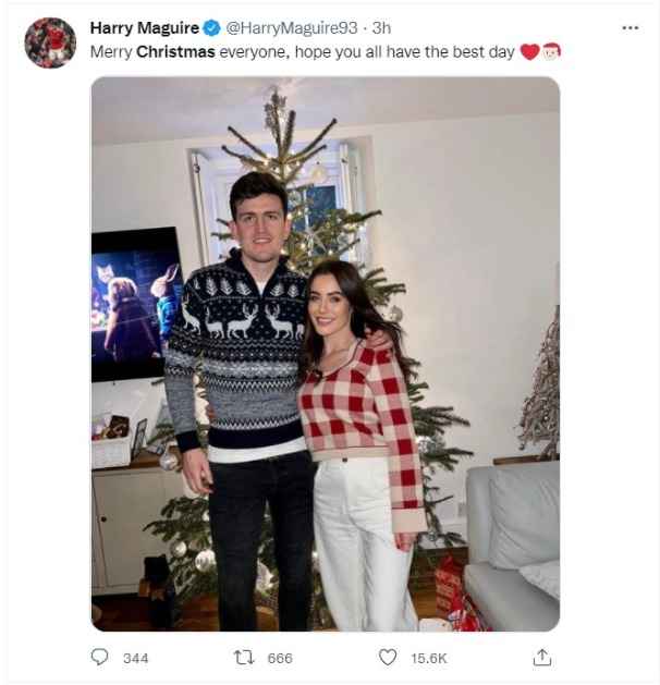 Harry Maguire christmas