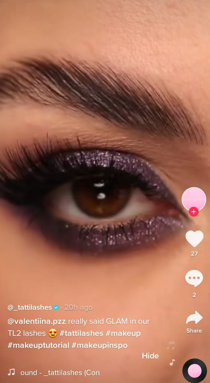 tiktok makeup video