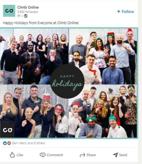 social media strategy for holiday season