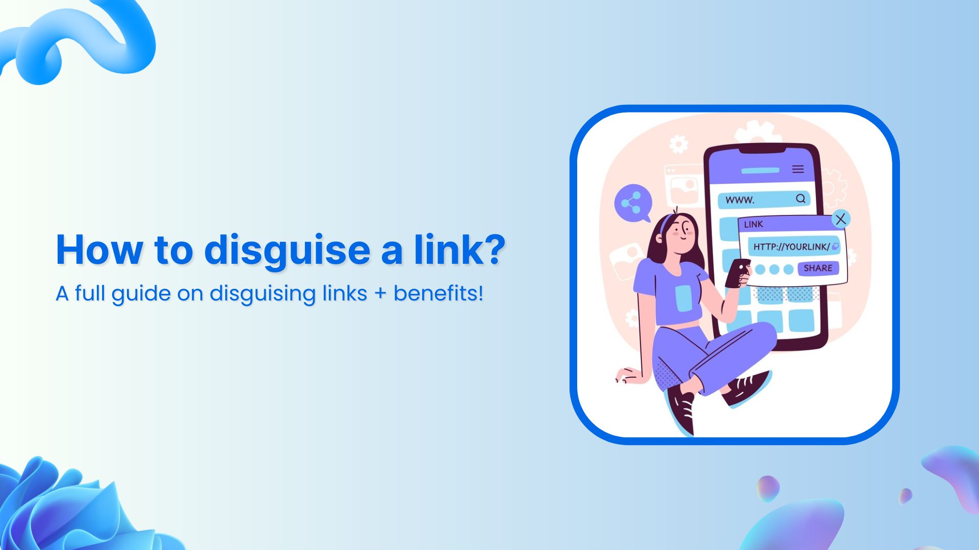 How to disguise a link using a URL shortener?