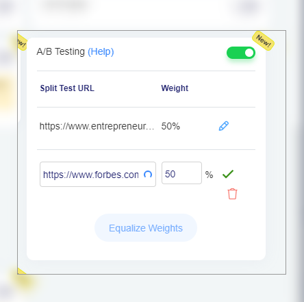 set-link-weightage