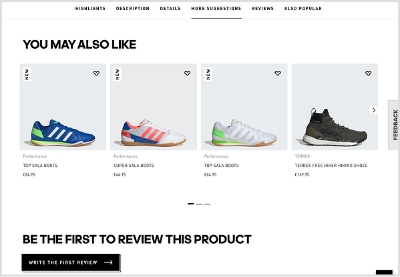 Adidas recommendations