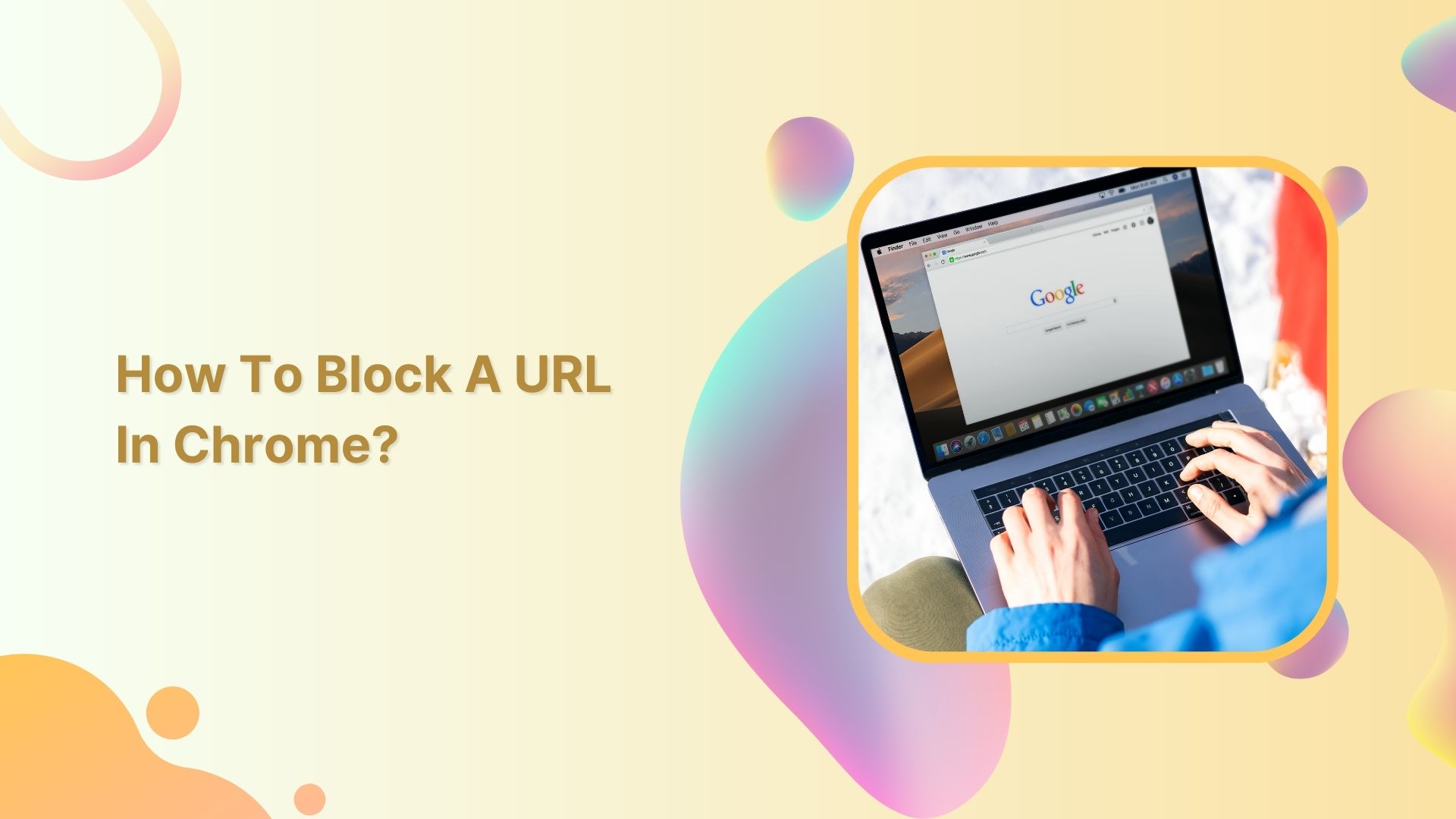 how to block a URL in chrome