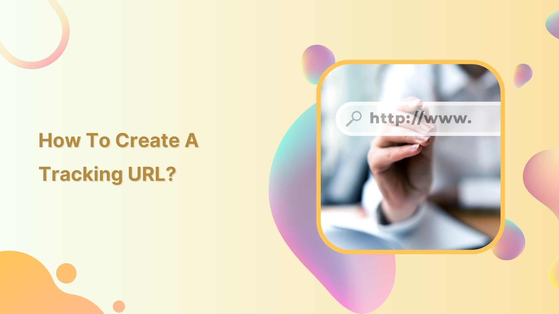 how to create a tracking url