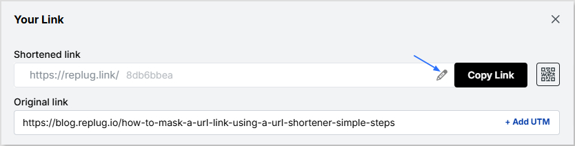 Link shortening