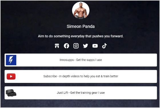 Simeon-Panda-Link in bio example