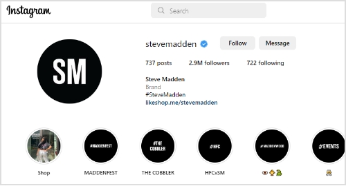 Steve-Madden-link-in-bio-example