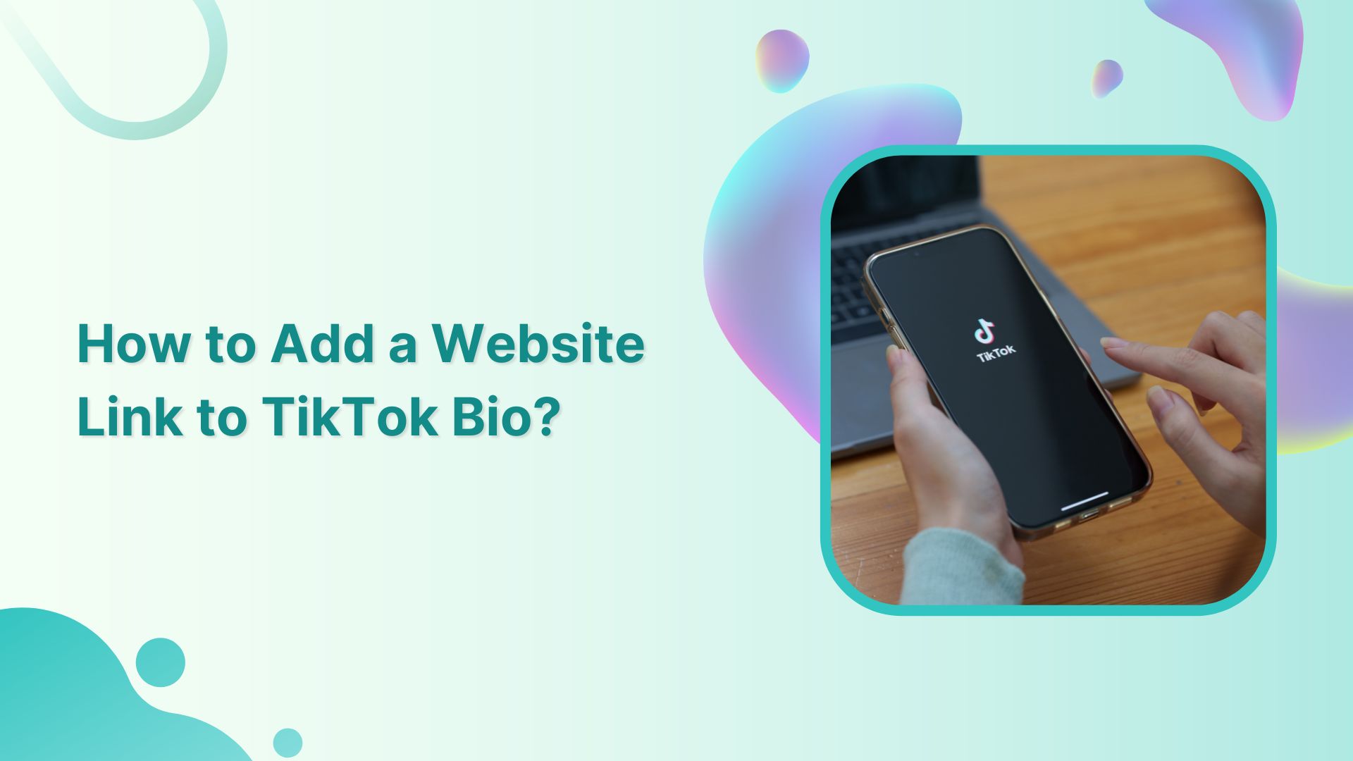 how to add your website link to tiktok bio