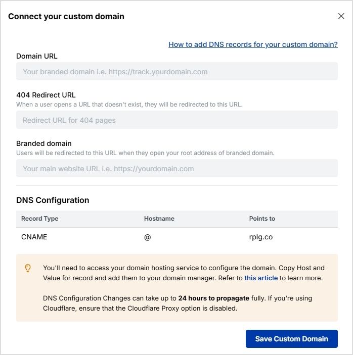 connect-custom-domain