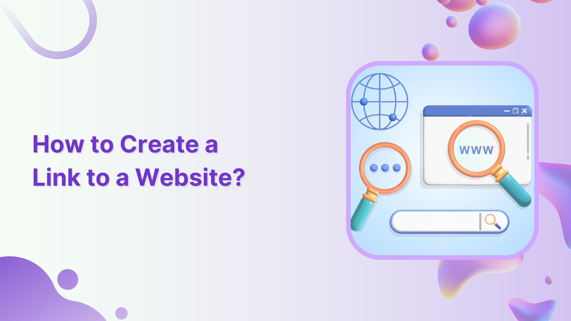 How to Create a Link to a Website?