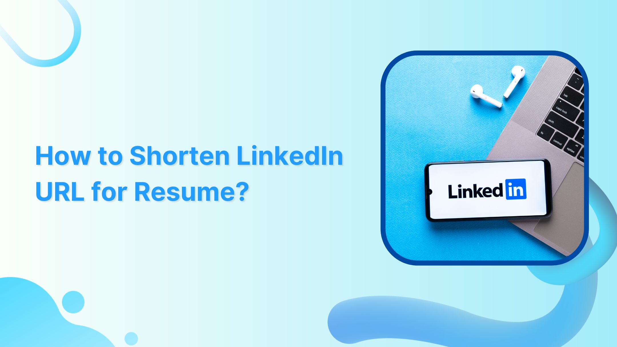 how to shorten linkedin url for resume