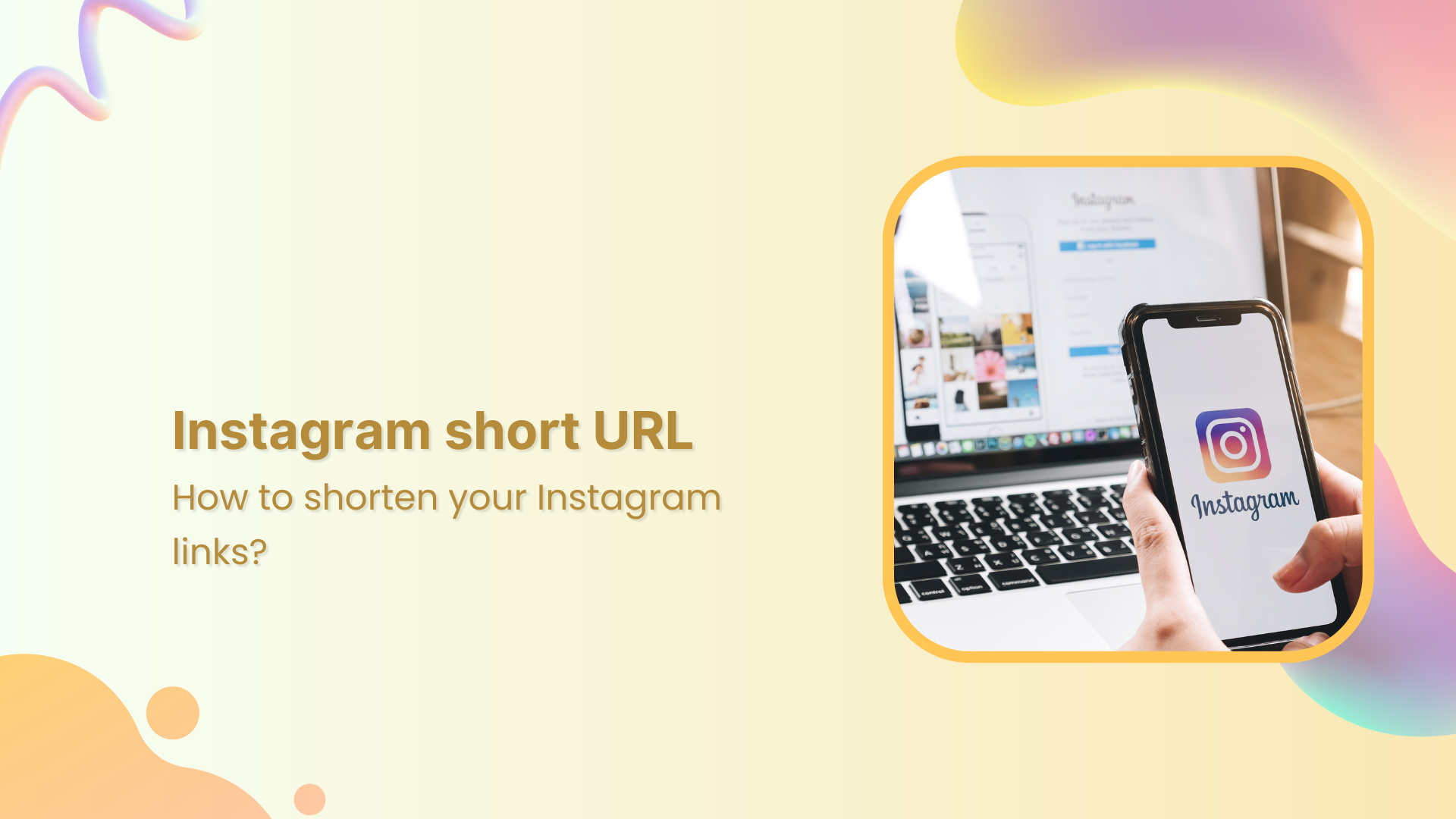 Instagram URL shortener