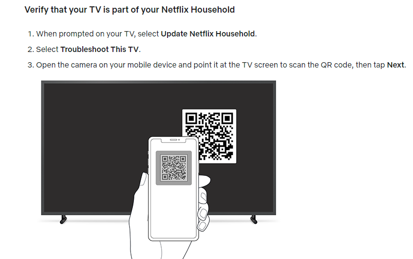 Netflix QR code Example