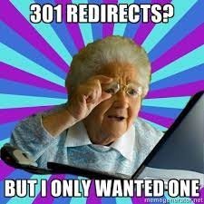 301 Redirection funny Meme