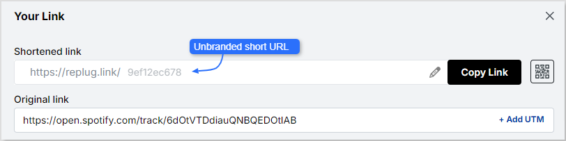 Shortened URL