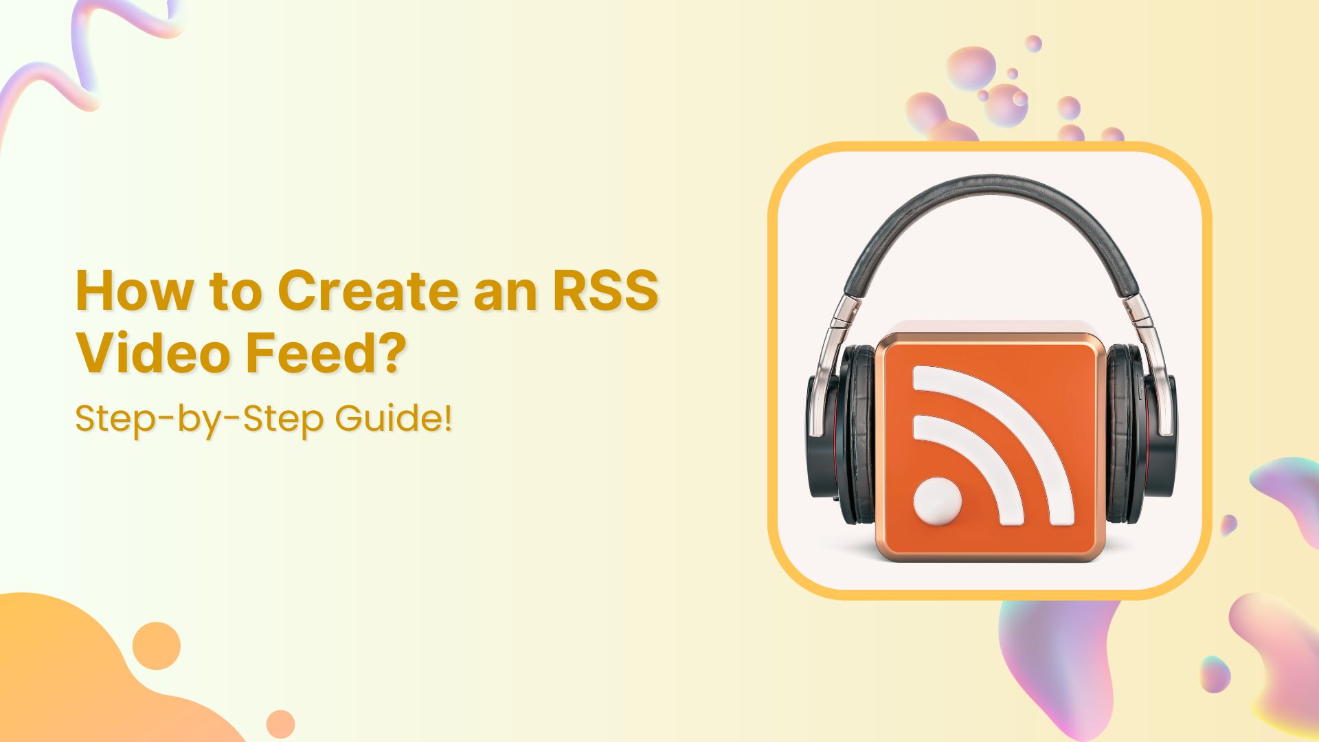 How to Create an RSS Video Feed Using Replug?