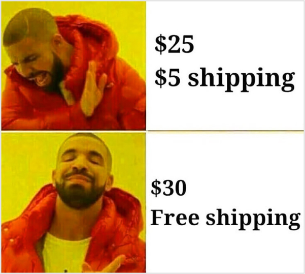 Free shipping- eCommerce retargeting