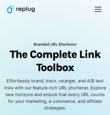 Replug - Custom branding tool
