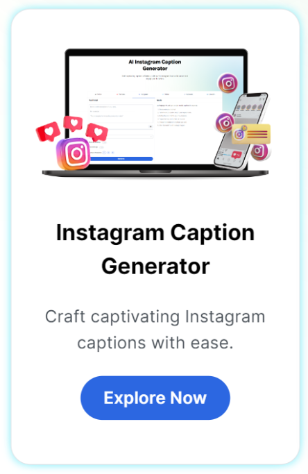 Instagram caption generator