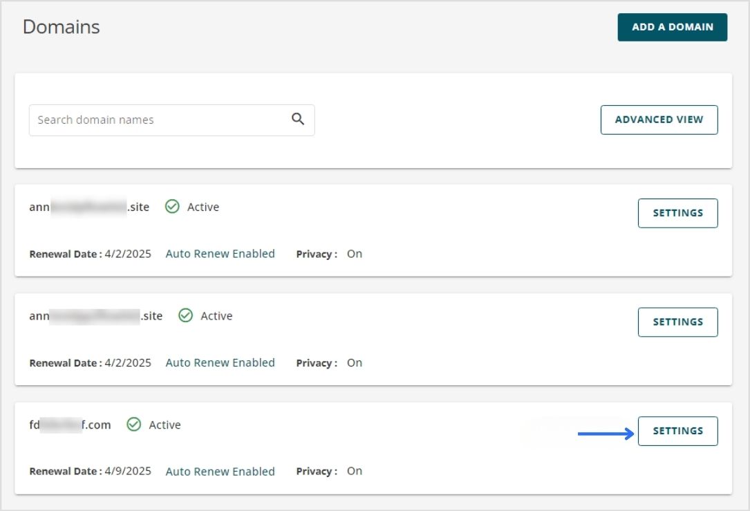 DNS-settings