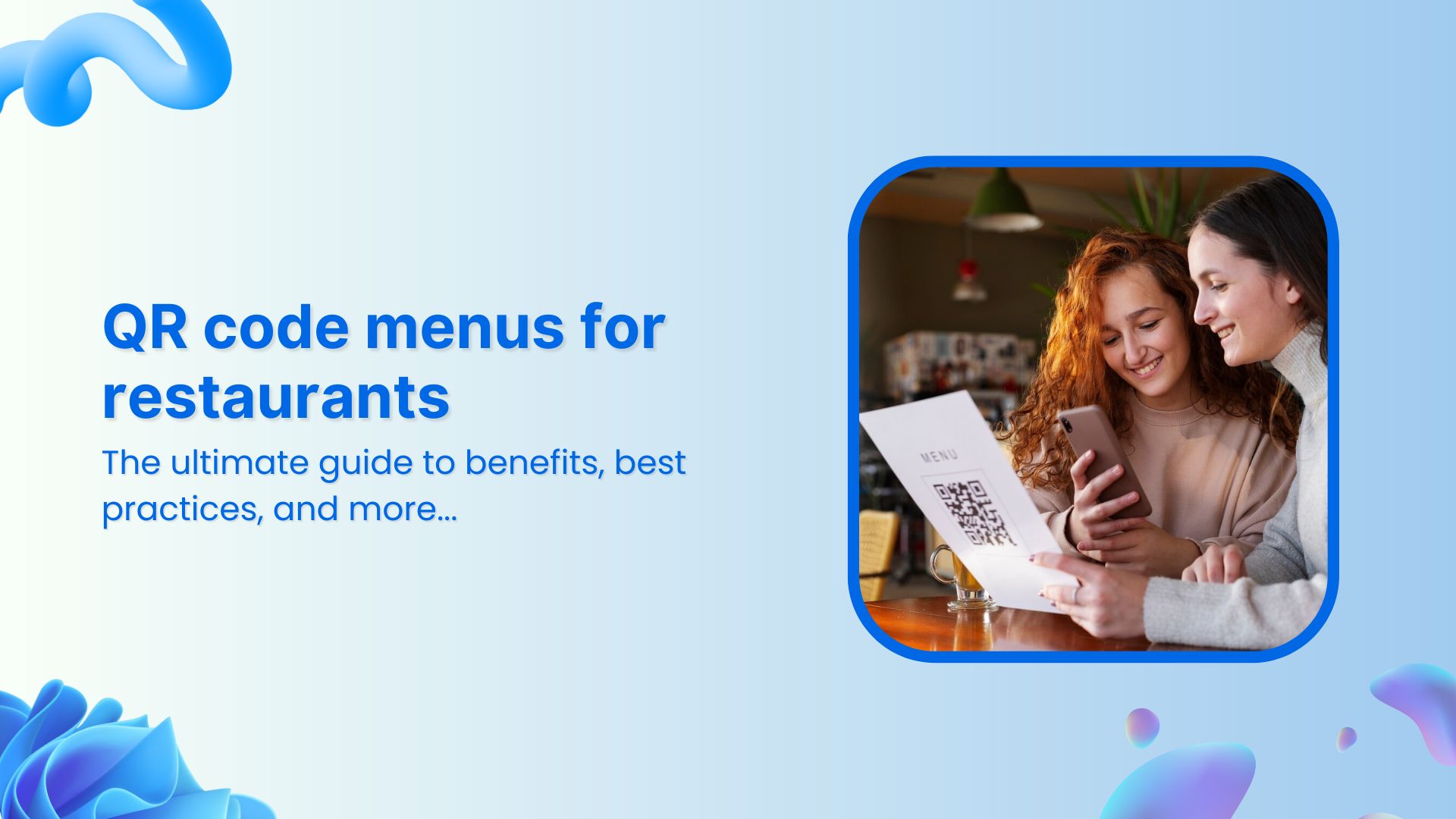 QR code menus for restaurants: A complete guide