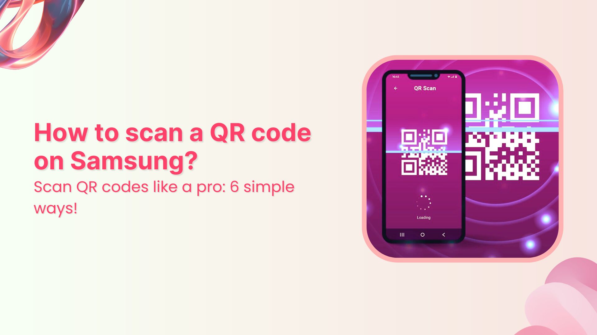 How to scan a QR code on Samsung?