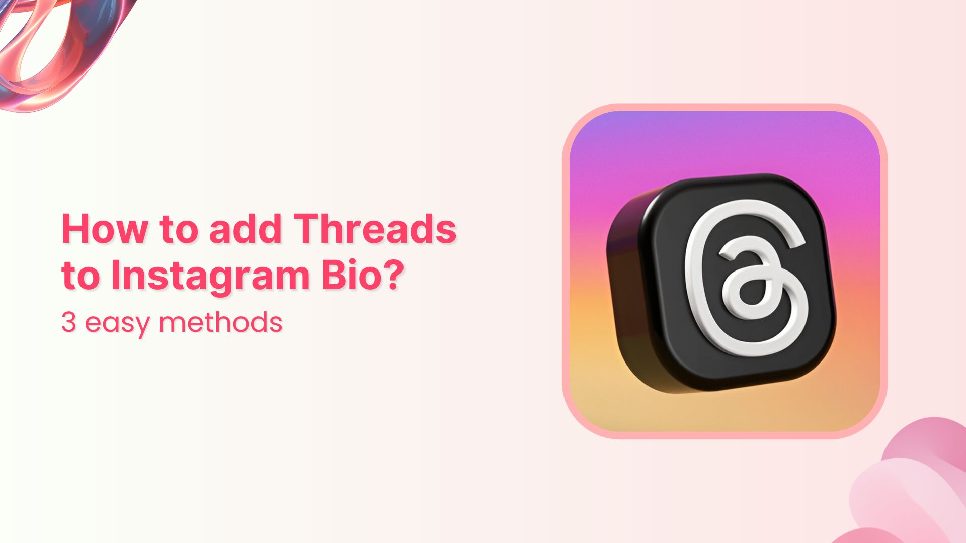 how to add threads to instagram bio