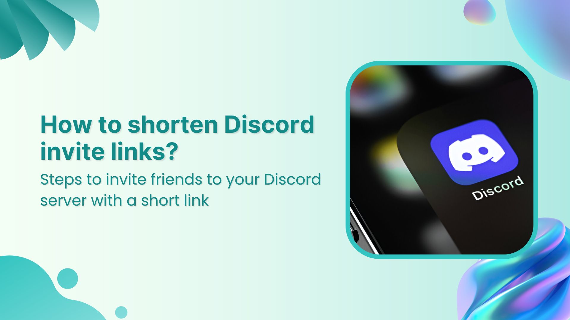 shorten Discord invite link