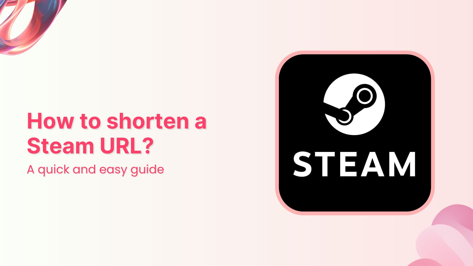 Shorten steam URL