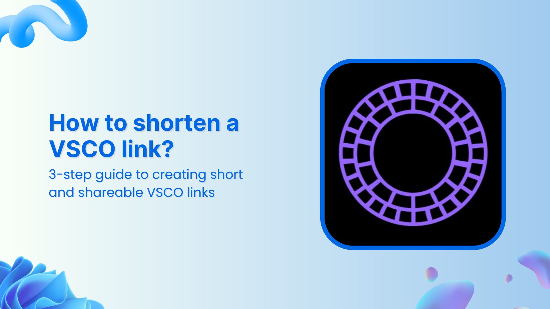 3 easy steps to shorten your VSCO link using Replug