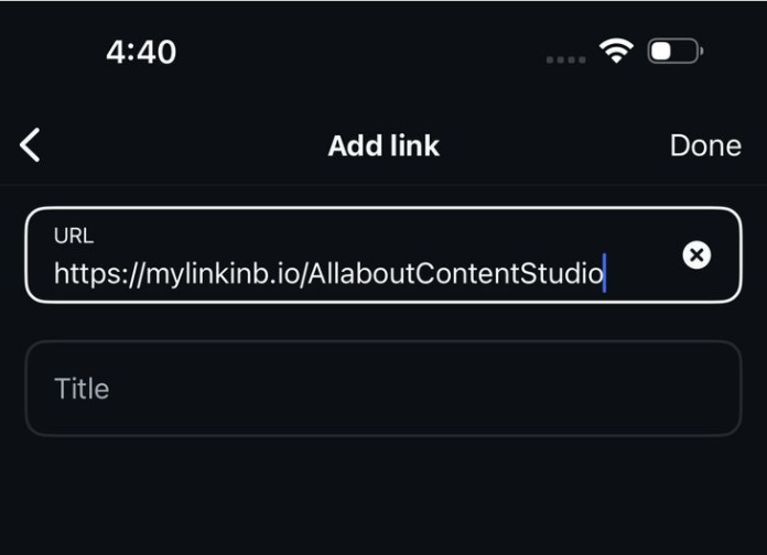 bio link
