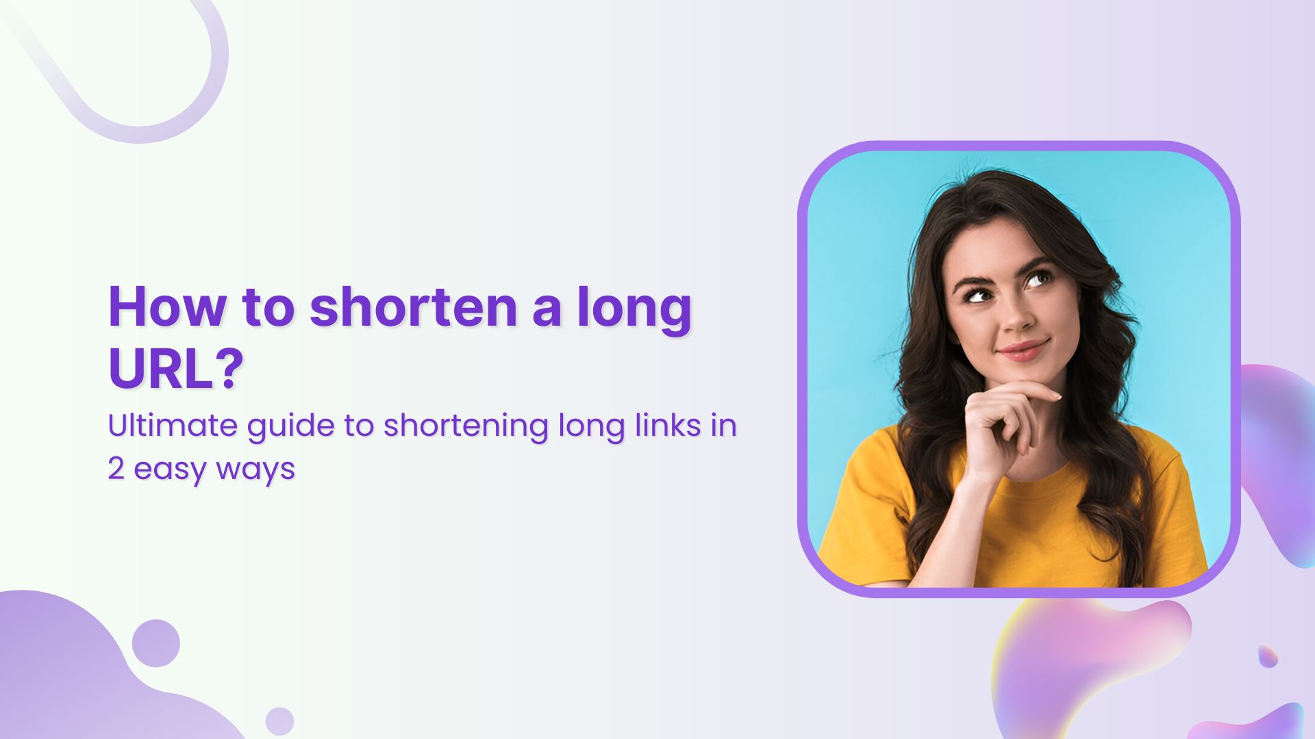 Shorten long URL