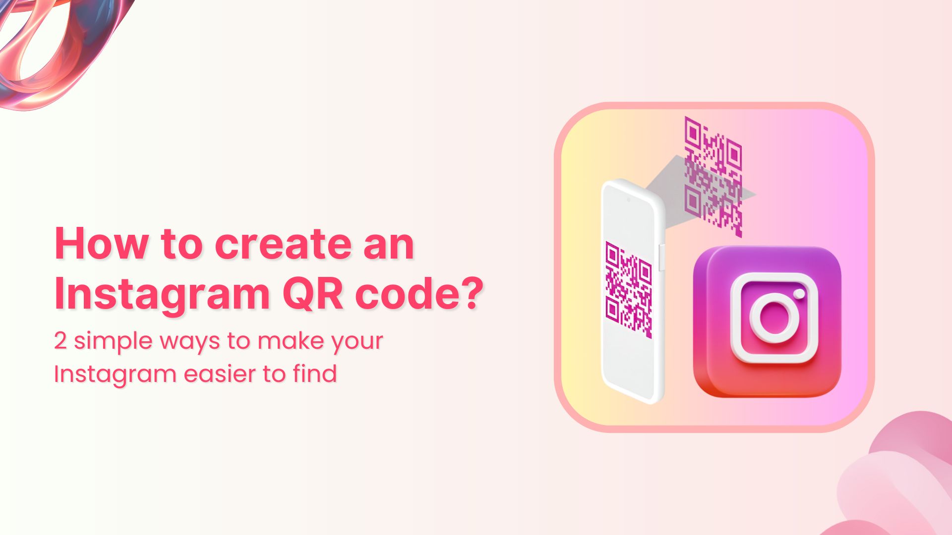 how to create a qr code for instagram