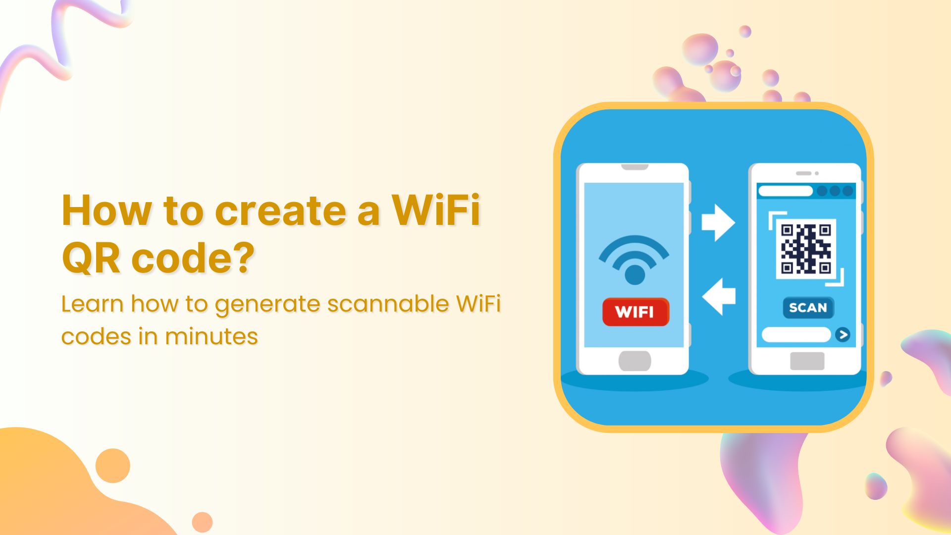 Create a wifi qr code