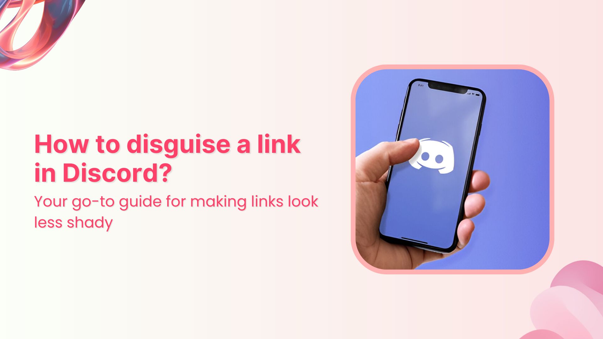 how to disguise a link in discord