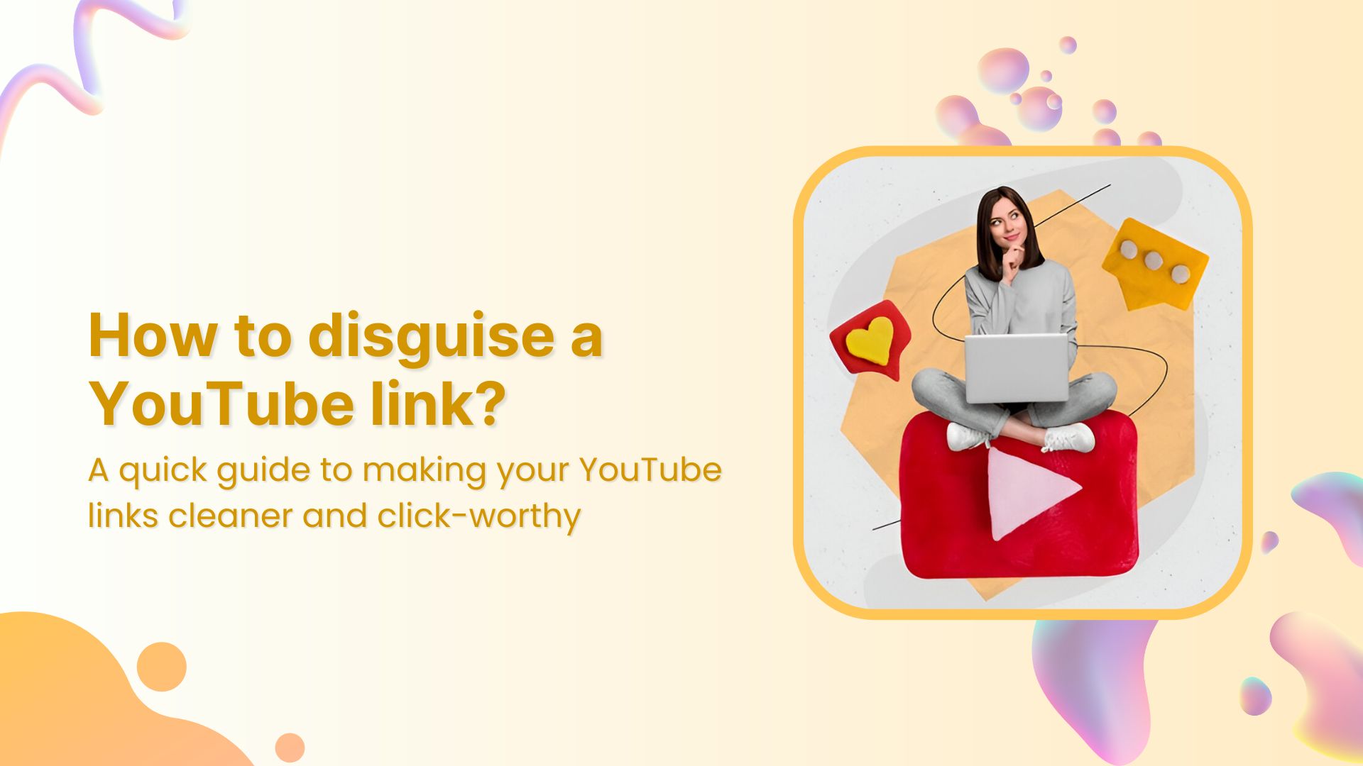 how to disguise a youtube link