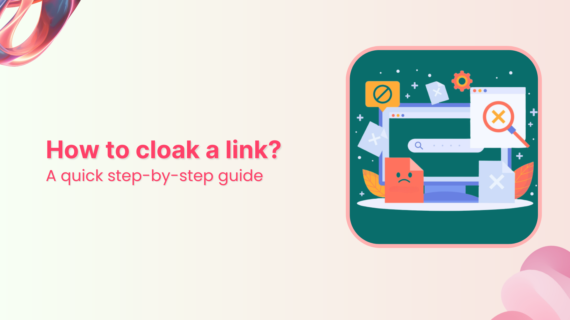 how to cloak a link