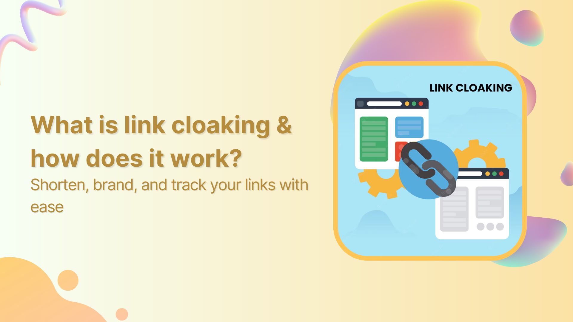 what is link cloaking