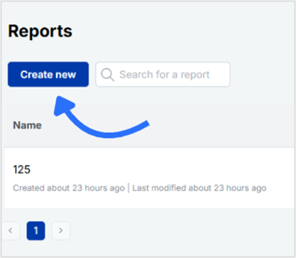 create new report